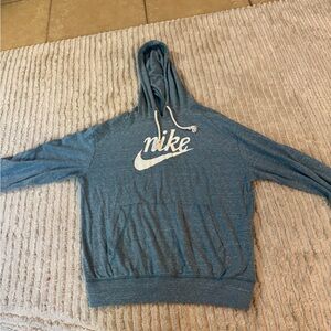 Nike women’s  Heathered Blue Hoodie